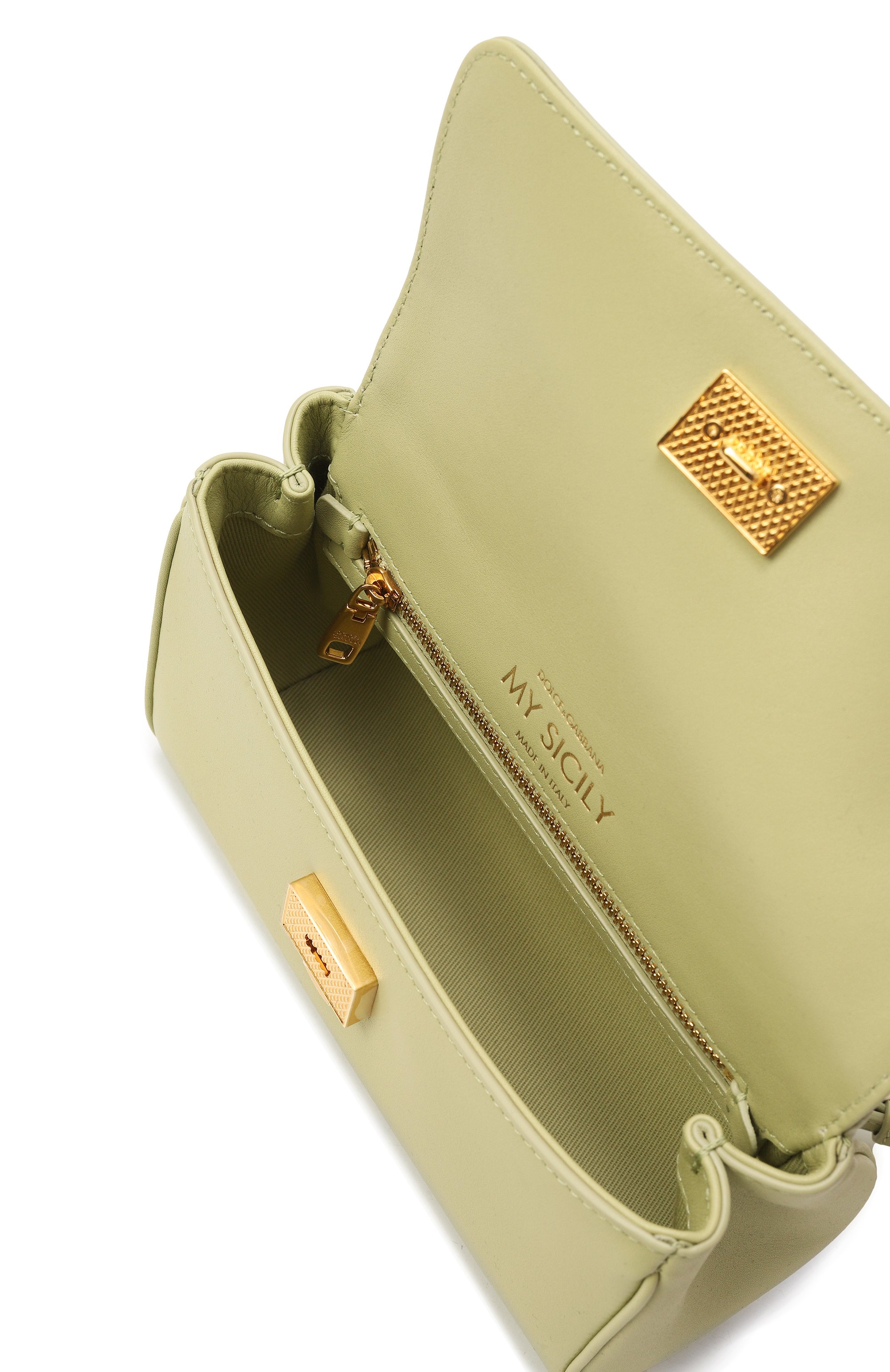 Сумка my sicily mini DOLCE & GABBANA светло-зеленого цвета по цене 192500 руб., арт. BB7864/B7321, фото 5 Сумка my sicily mini DOLCE & GABBANA, арт. BB7864/B7321, фото 5