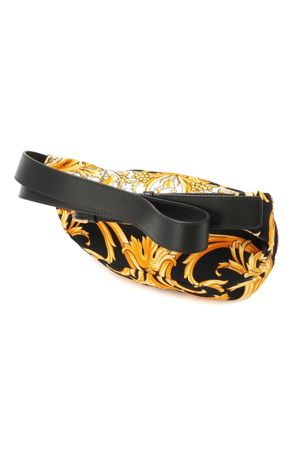 Текстильная поясная сумка VERSACE желтого цвета по цене 89450 руб., арт. DFB7630/DCAST7, фото 3 Текстильная поясная сумка VERSACE, арт. DFB7630/DCAST7, фото 3