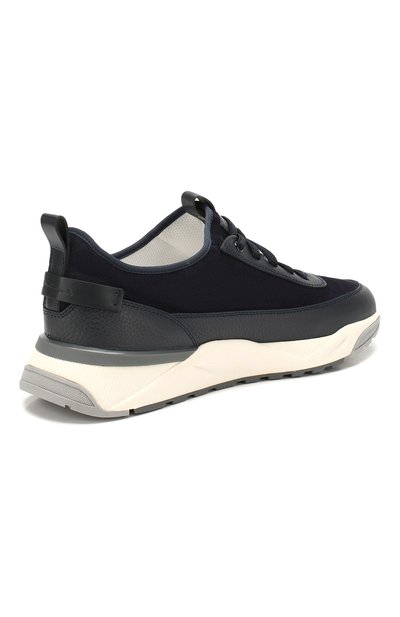 Кожаные кроссовки SANTONI, арт. MBI021323BGRGVBRU75, фото 4