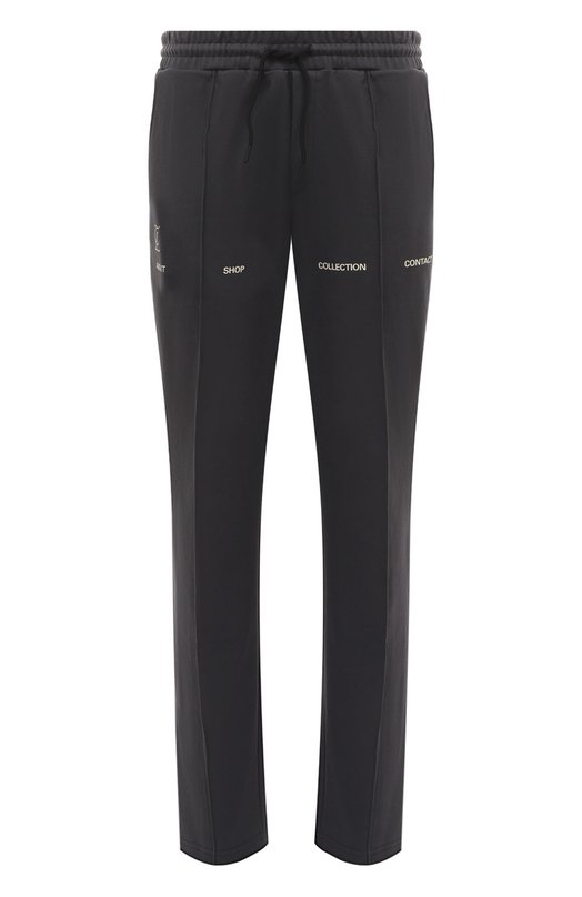 

Хлопковые брюки Tee Library, Серый