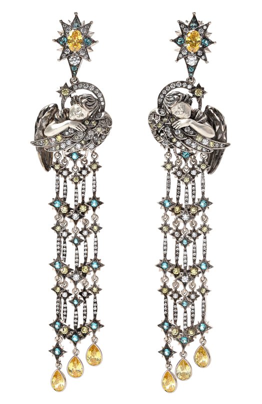 Серьги Angel Dreams Queensbee 201359 Разноцветный 201359