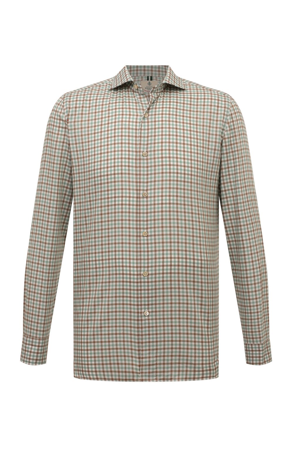 Хлопковая рубашка LUIGI BORRELLI, арт. SR10754, фото 1