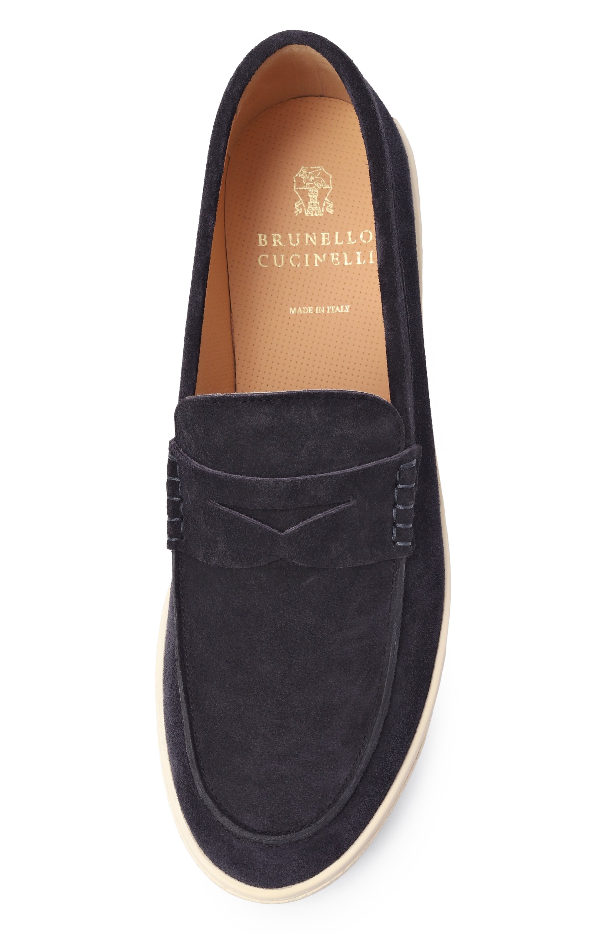 Замшевые пенни-лоферы BRUNELLO CUCINELLI, арт. MZUSILN312, фото 6