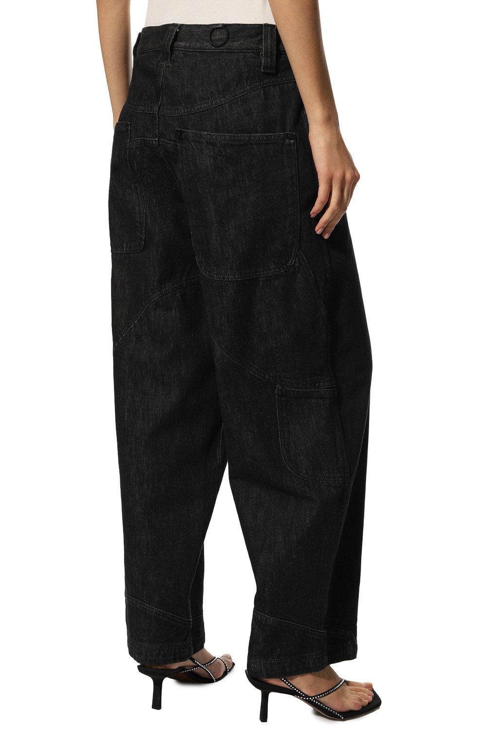 Джинсы TRUSSARDI темно-серого цвета по цене 19950 руб., арт. 56J00207-1T006155-C-001, фото 4 Джинсы TRUSSARDI, арт. 56J00207-1T006155-C-001, фото 4