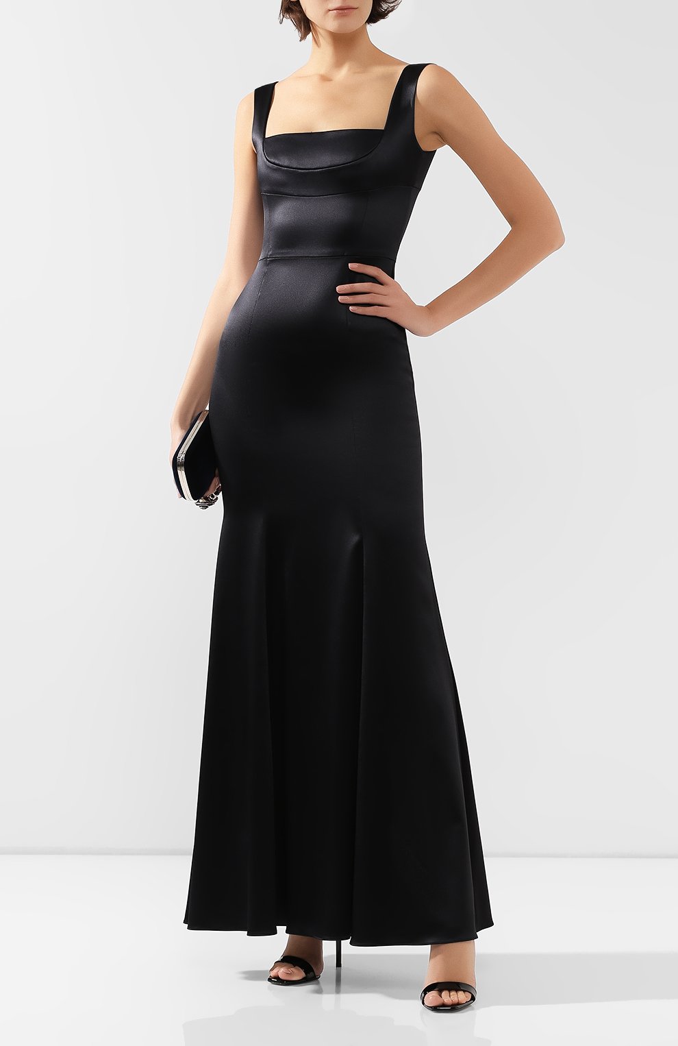 Атласное платье DOLCE & GABBANA, арт. F6G40T/FURHH, фото 2