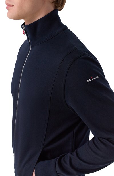 Толстовка из хлопка и шелка KITON, арт. UMKZ02403, фото 5