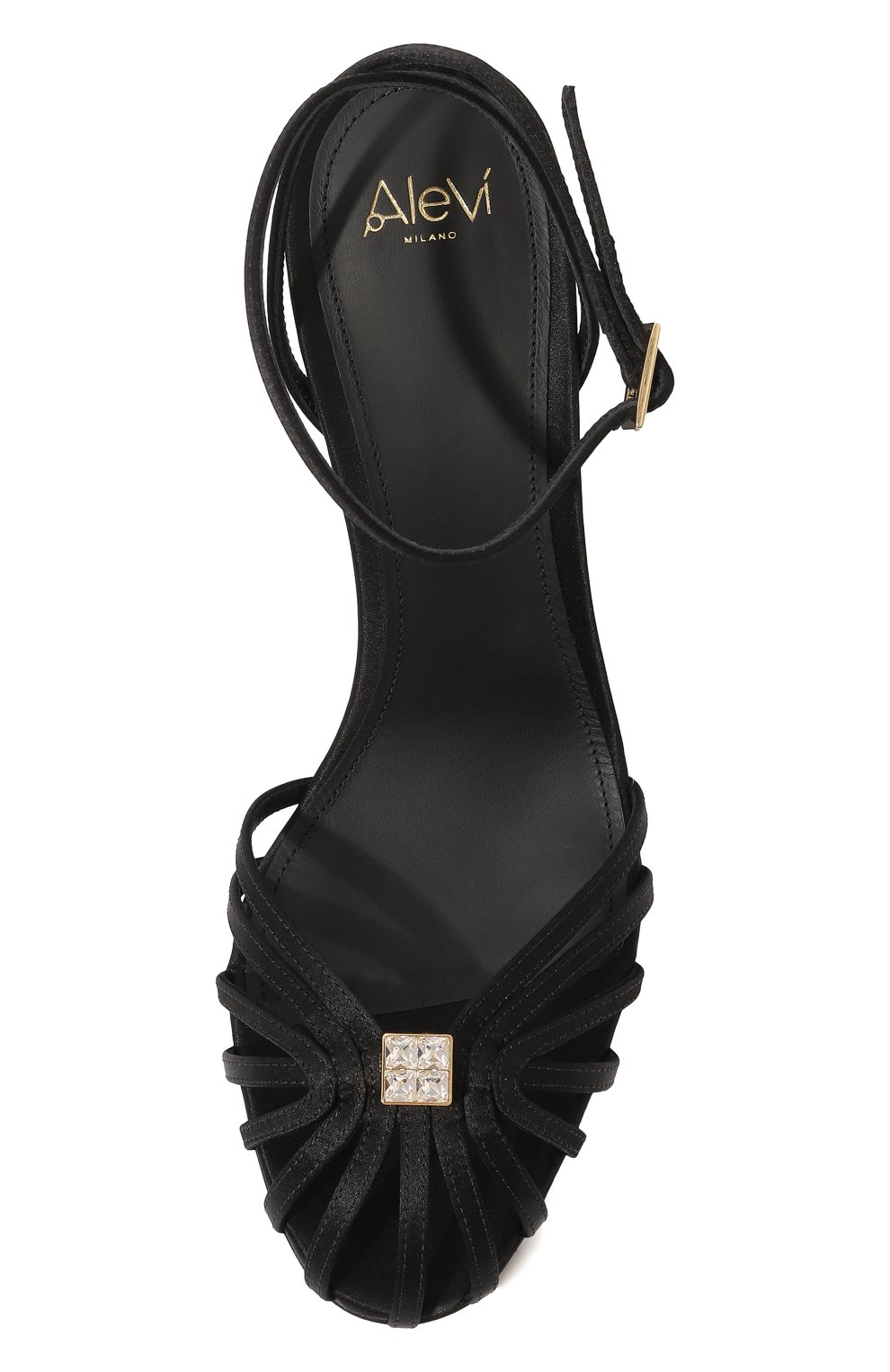 Текстильные босоножки ALEVI MILANO, арт. L24WC001.R.0878997/BL0G SATIN, фото 6