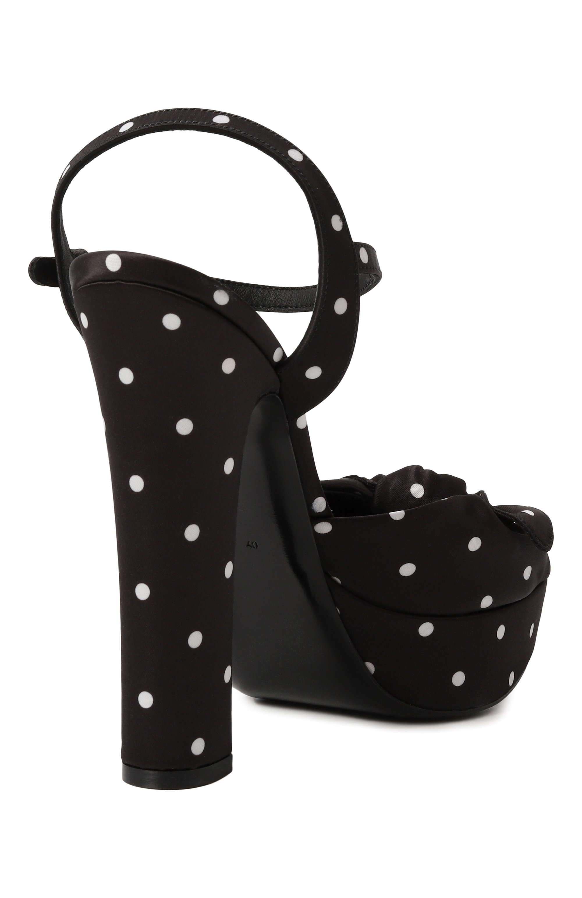 Текстильные босоножки keira DOLCE & GABBANA, арт. CR1751/AV885, фото 5