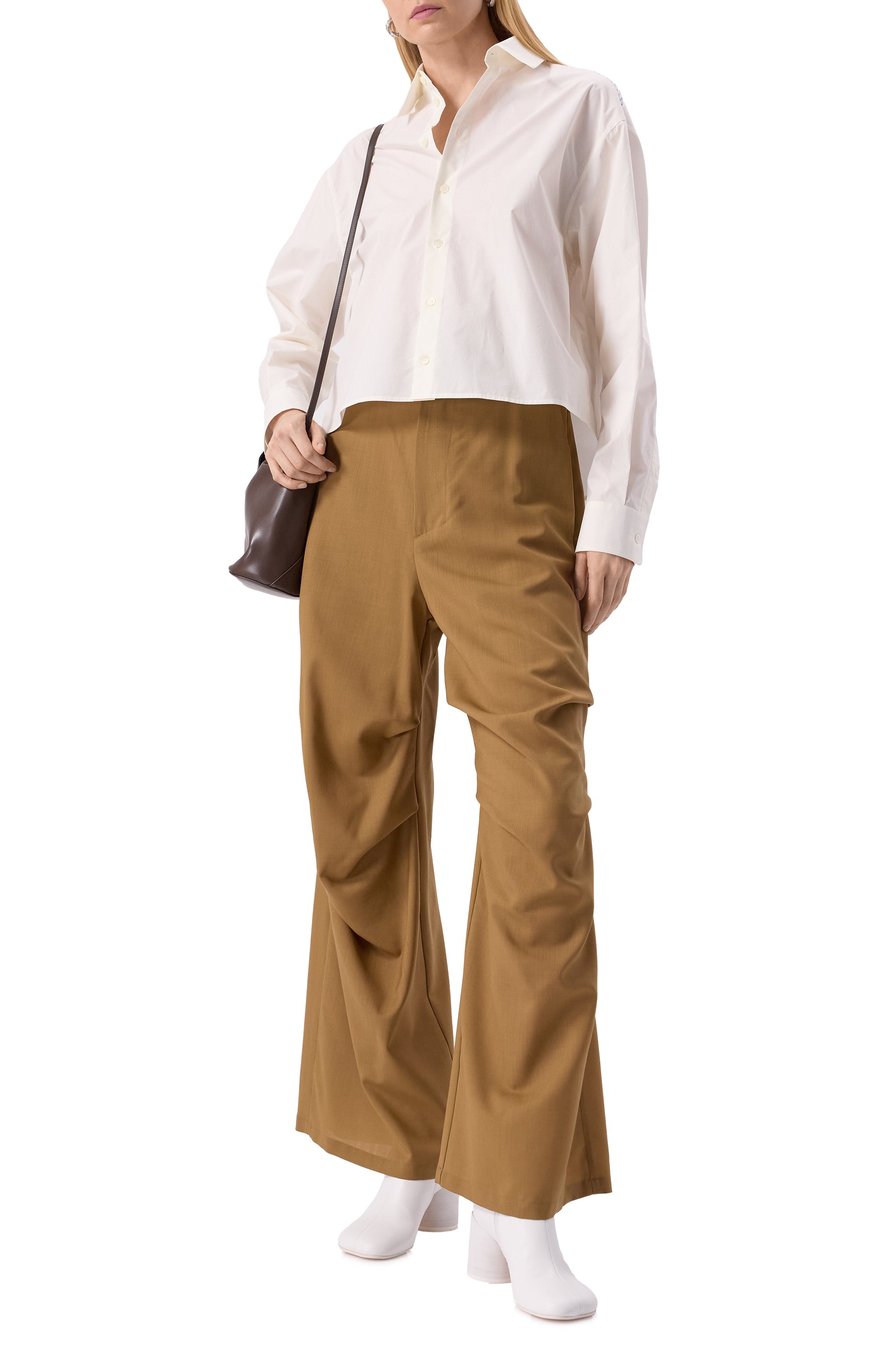 Шерстяные брюки MM6, арт. S52KA0524/M35080, фото 2