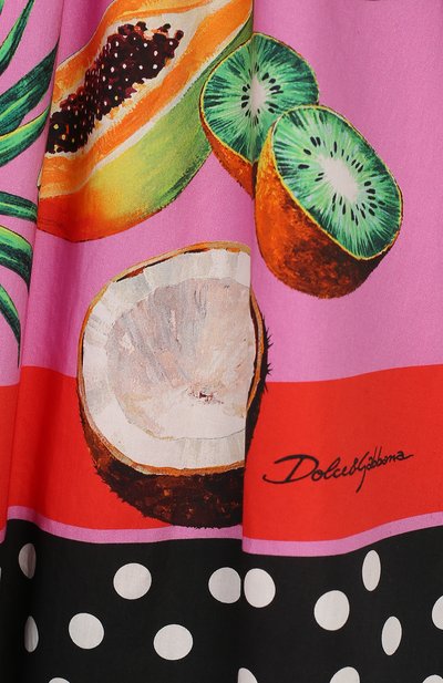 Хлопковая блузка DOLCE & GABBANA, арт. L54S91/G7WRH/8-14, фото 3