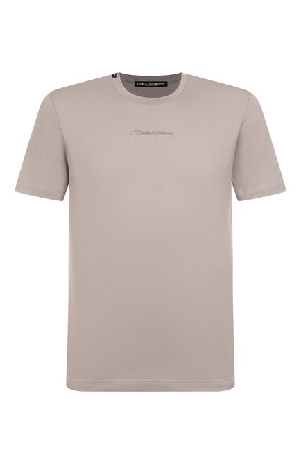Мужская хлопковая футболка DOLCE & GABBANA, арт. G8RN8Z/G7NUB
