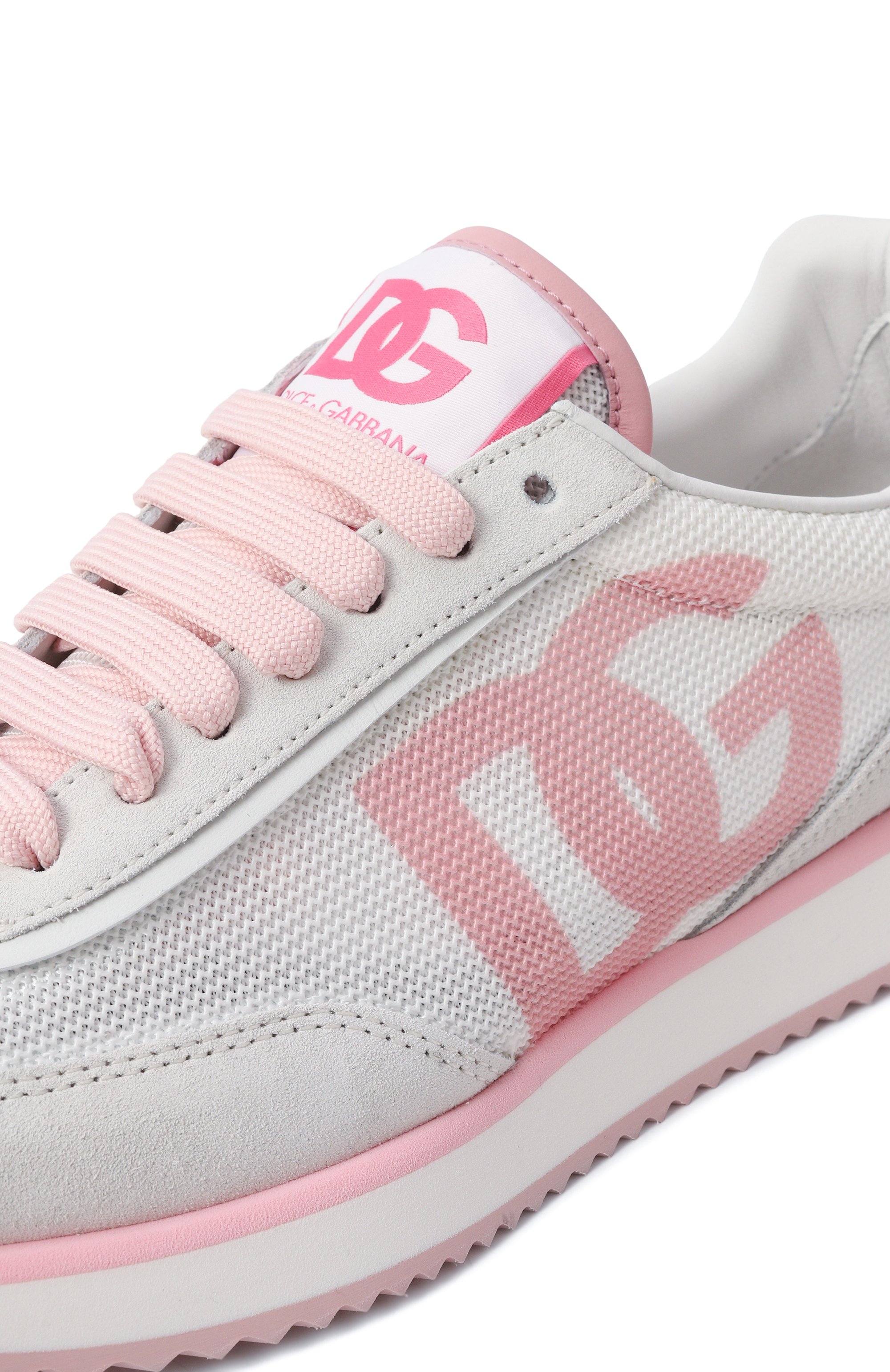 Комбинированные кроссовки dg cushion DOLCE & GABBANA, арт. CK2288/A5355, фото 7