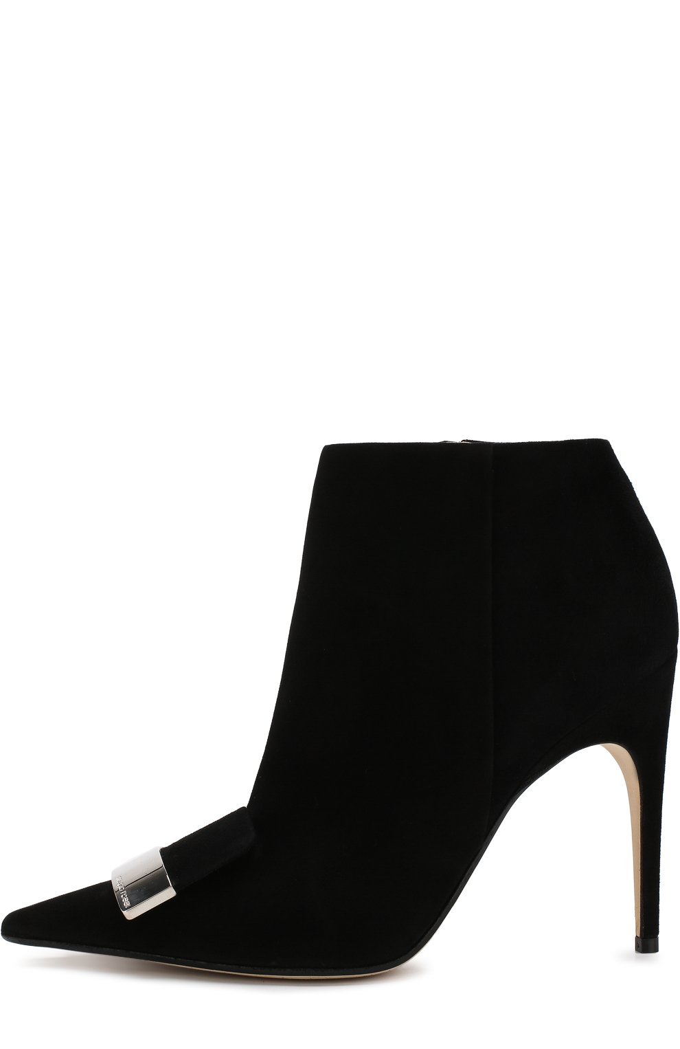 Замшевые ботильоны н а шпильке SERGIO ROSSI, арт. A80001-MCAZ01, фото 3
