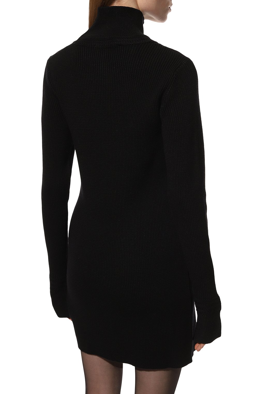 Шерстяное платье TRUSSARDI черного цвета по цене 24900 руб., арт. 56D00682-0F000780, фото 4 Шерстяное платье TRUSSARDI, арт. 56D00682-0F000780, фото 4