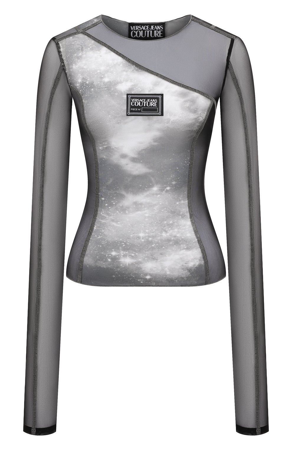 Топ VERSACE JEANS COUTURE, арт. 73HAH206-73DP206 TULLE ST PRINT SPACE/JS107, фото 1