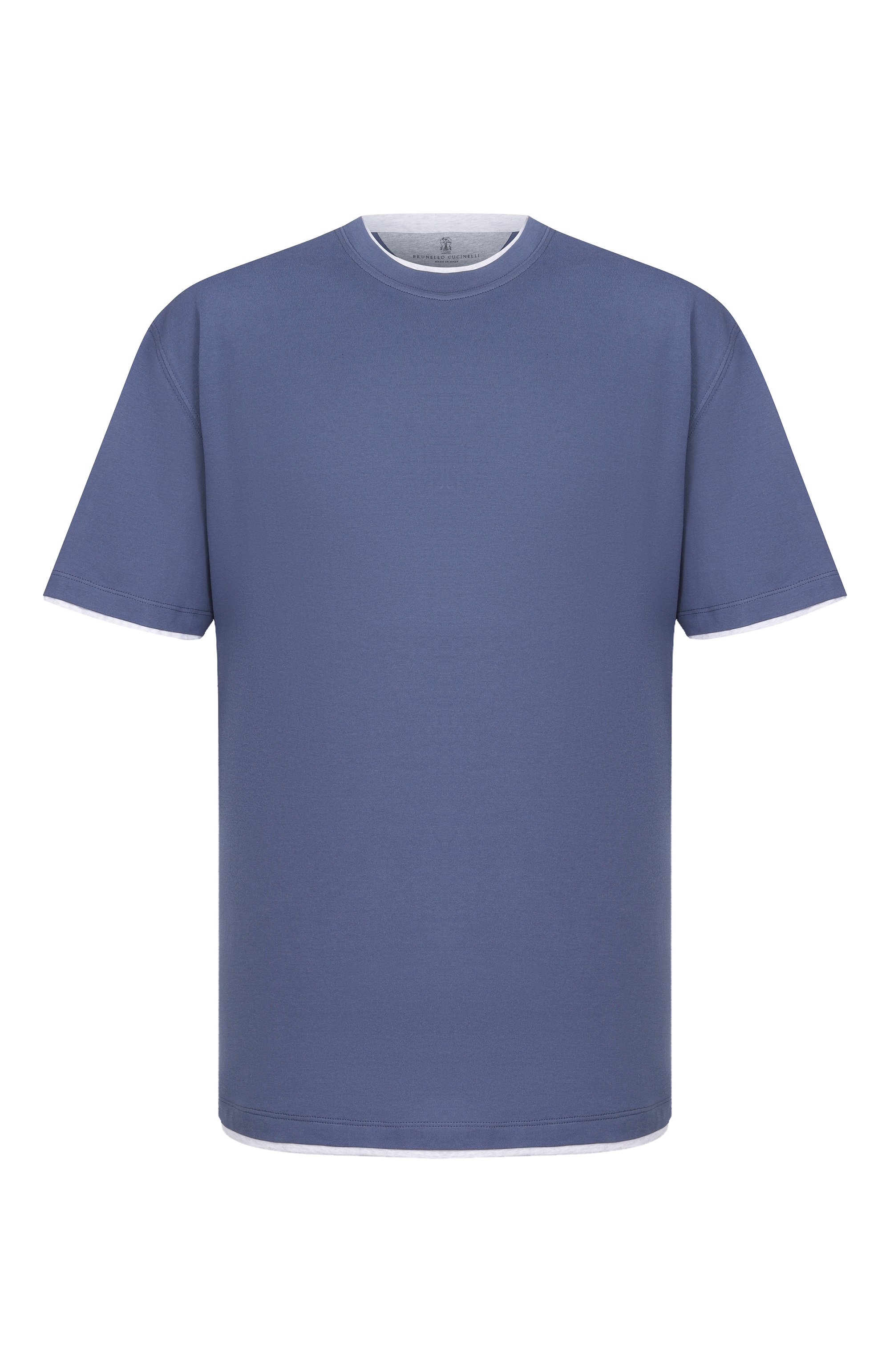 Хлопковая футболка BRUNELLO CUCINELLI, арт. M0B137427, фото 1