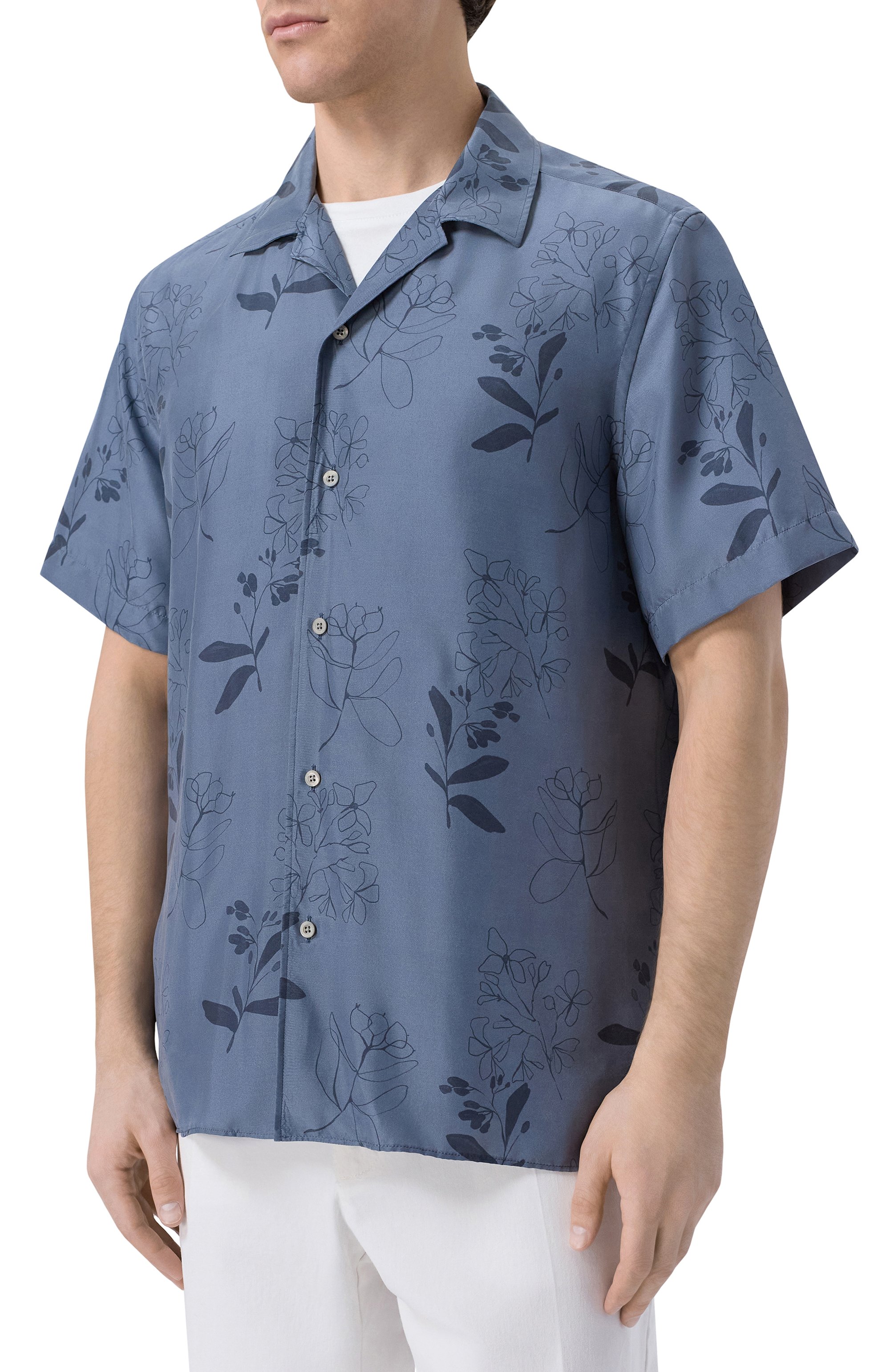 Шелковая рубашка CORNELIANI, арт. 27I204/2711904, фото 3