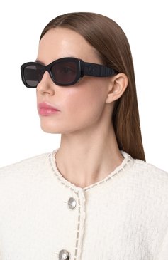 Женские солнцезащитные очки CHANEL черного цвета, арт. 5493-C888T8 | Фото 2 (Нос: Не проставлено; Региональные ограничения белый список (Axapta Mercury): Не проставлено; Материал: Пластик; Тип очков: С/з; Оптика Гендер: оптика-женское; Очки форма: Прямоугольные)