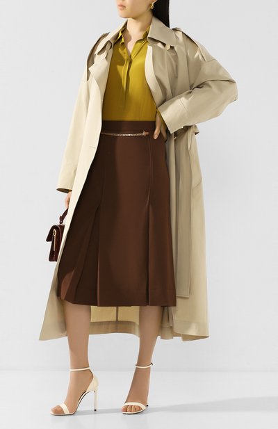 Шерстяная юбка VICTORIA BECKHAM, арт. 1220WSK001235D, фото 2