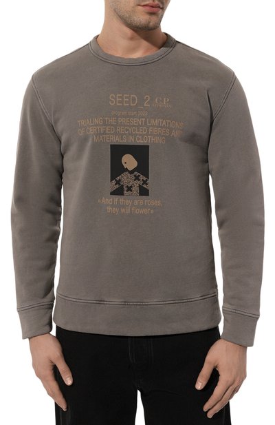 Хлопковый свитшот C.P. COMPANY, арт. 14CMSS341A-006529N, фото 3