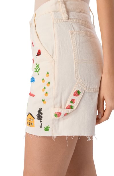 Джинсовые шорты MOTHER, арт. 4384-1494, фото 5