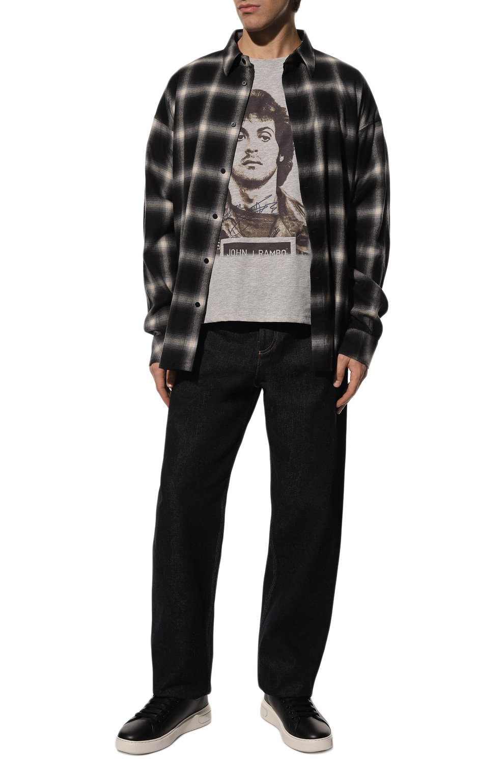 Хлопковая футболка BISIBIGLIO, арт. J0HN RAMB0/2212 RIF (C0TT0NE PESANTE), фото 2