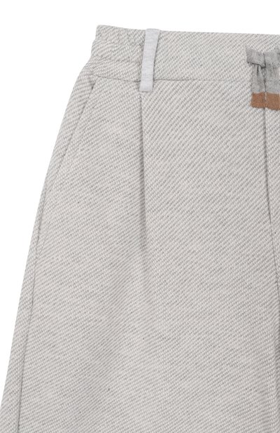 Хлопковые шорты ELEVENTY светло-серого цвета по цене 19500 руб., арт. EY6Q49/J0545_001, фото 3 Хлопковые шорты ELEVENTY, арт. EY6Q49/J0545_001, фото 3