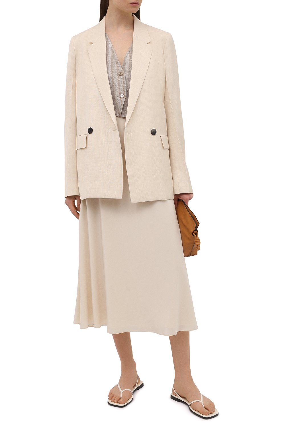 Жилет из льна и вискозы GIORGIO ARMANI, арт. 1WHGK02B/T02IM, фото 2