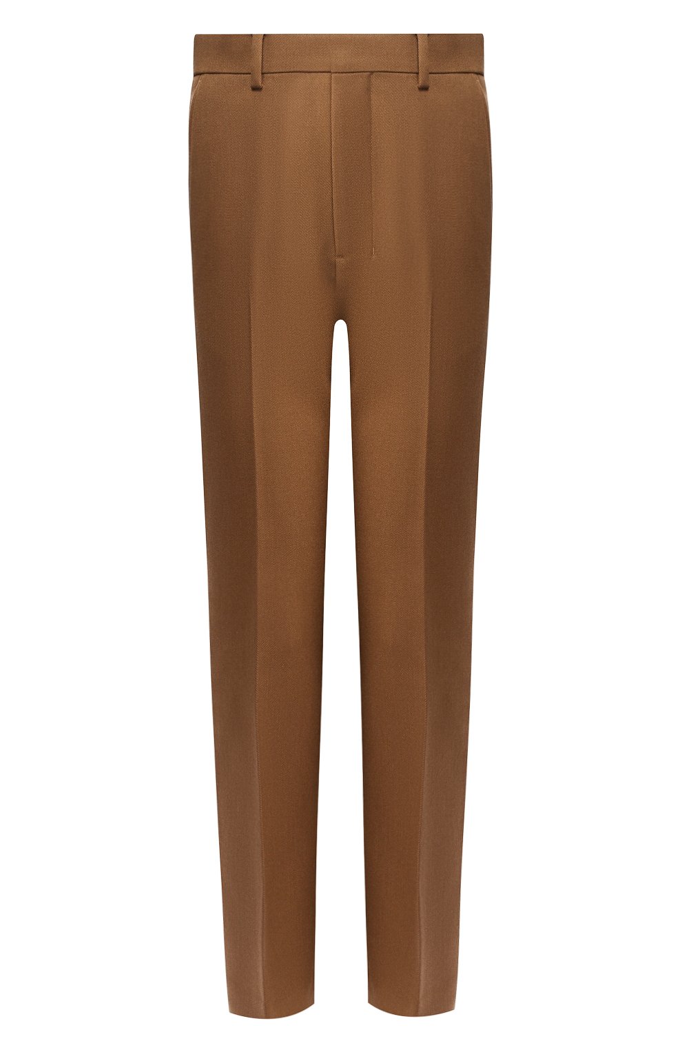 Шерстяные брюки AMI бежевого цвета по цене 43500 руб., арт. H19FT009.242, фото 1 Шерстяные брюки AMI, арт. H19FT009.242, фото 1