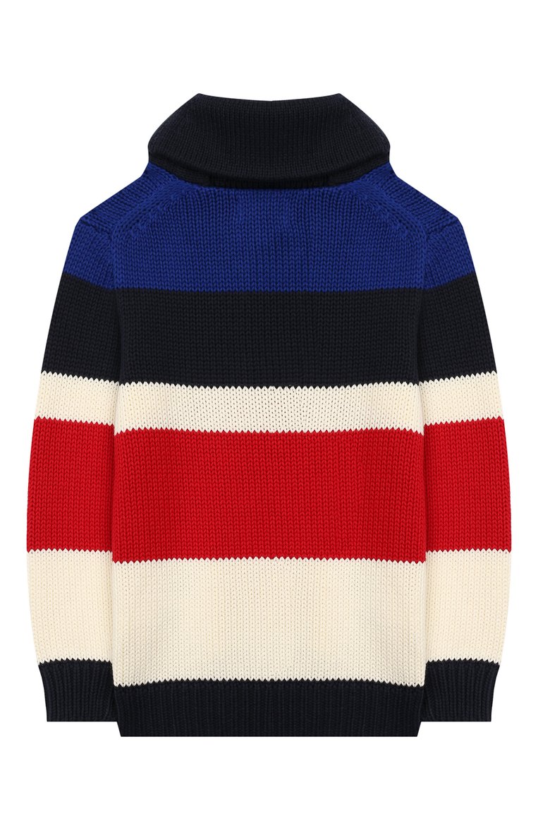 Детский хлопковый свитер POLO RALPH LAUREN разноцветного цвета, арт. 321736870 | Фото 2 (Рукава: Длинные; Материал внешний: Хлопок; Статус проверки: Проверена категория; Мальчики Кросс-КТ: Свитер-одежда; Ювелирные украшения: Назначено)