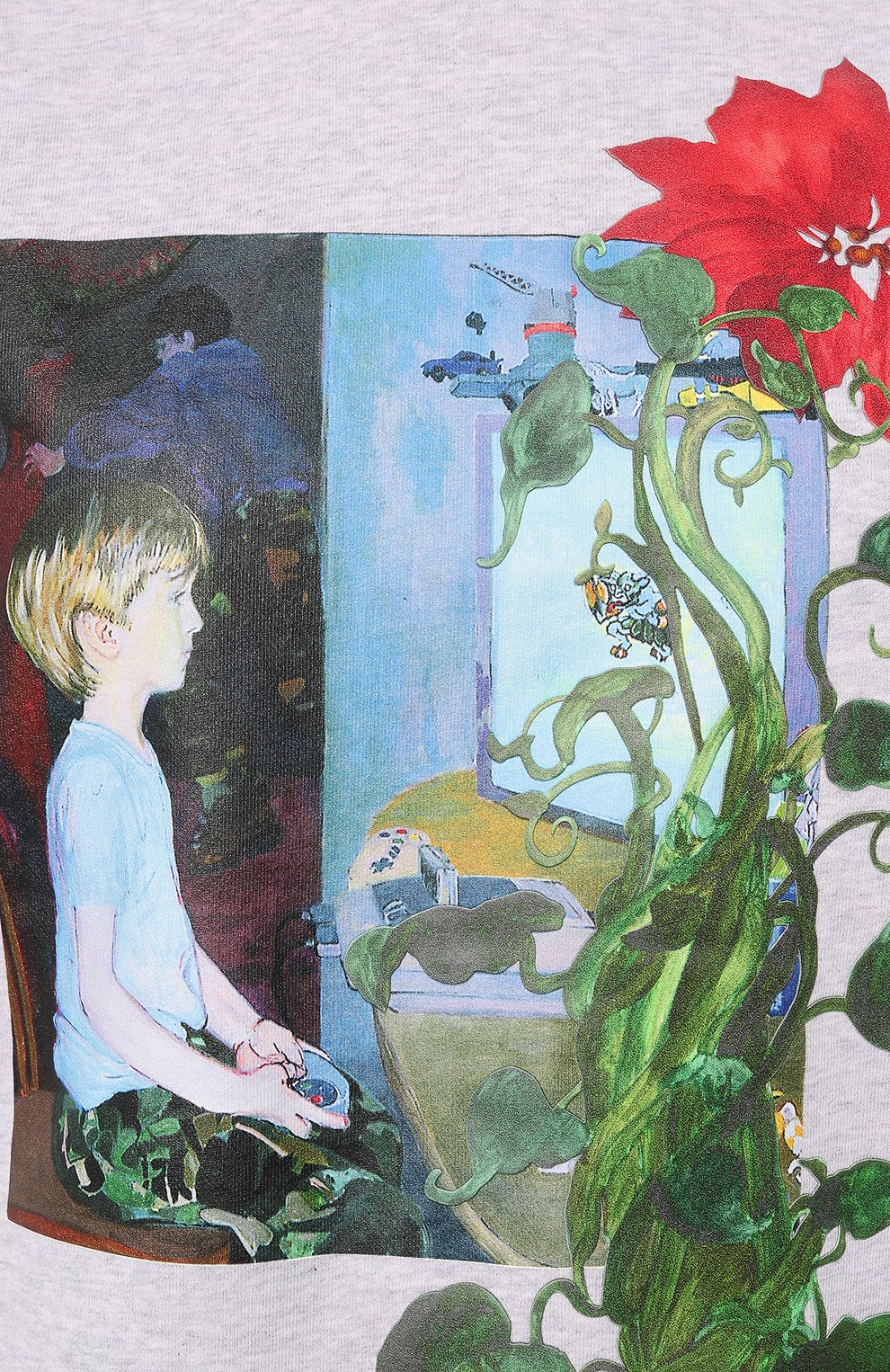 Хлопковый свитшот JW ANDERSON серого цвета по цене 39950 руб., арт. JW0206/PG1598, фото 5 Хлопковый свитшот JW ANDERSON, арт. JW0206/PG1598, фото 5