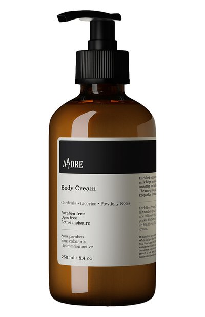 Женского молочко для тела кардамон, гардения &amp; пачули (250ml) AADRE, арт. 3306906900473