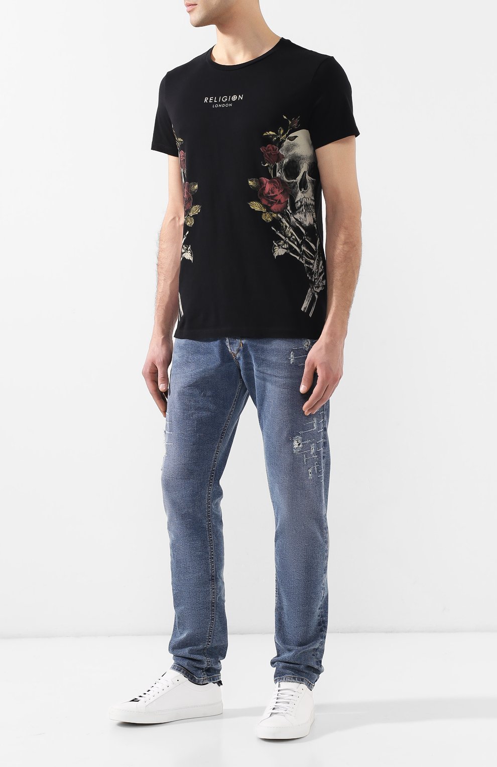 Хлопковая футболка RELIGION, арт. 48BSUF02, фото 2
