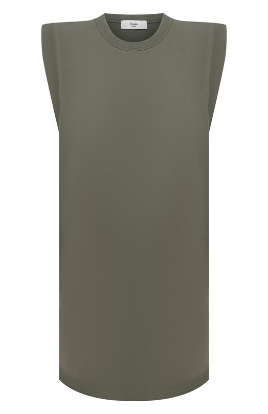 

Хлопковое платье The Frankie Shop, Хаки