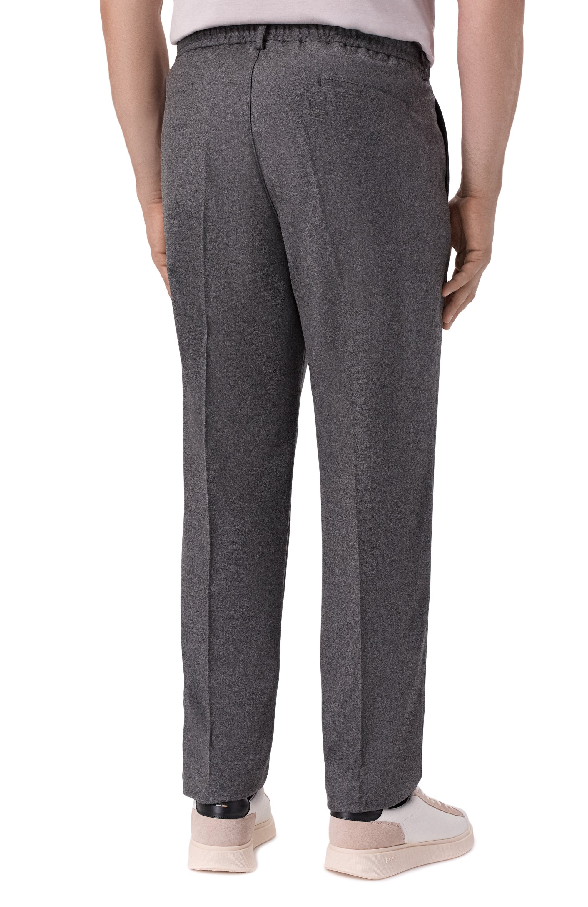 Брюки из шерсти и кашемира CAPOBIANCO, арт. 19M808.FA00./58, фото 4