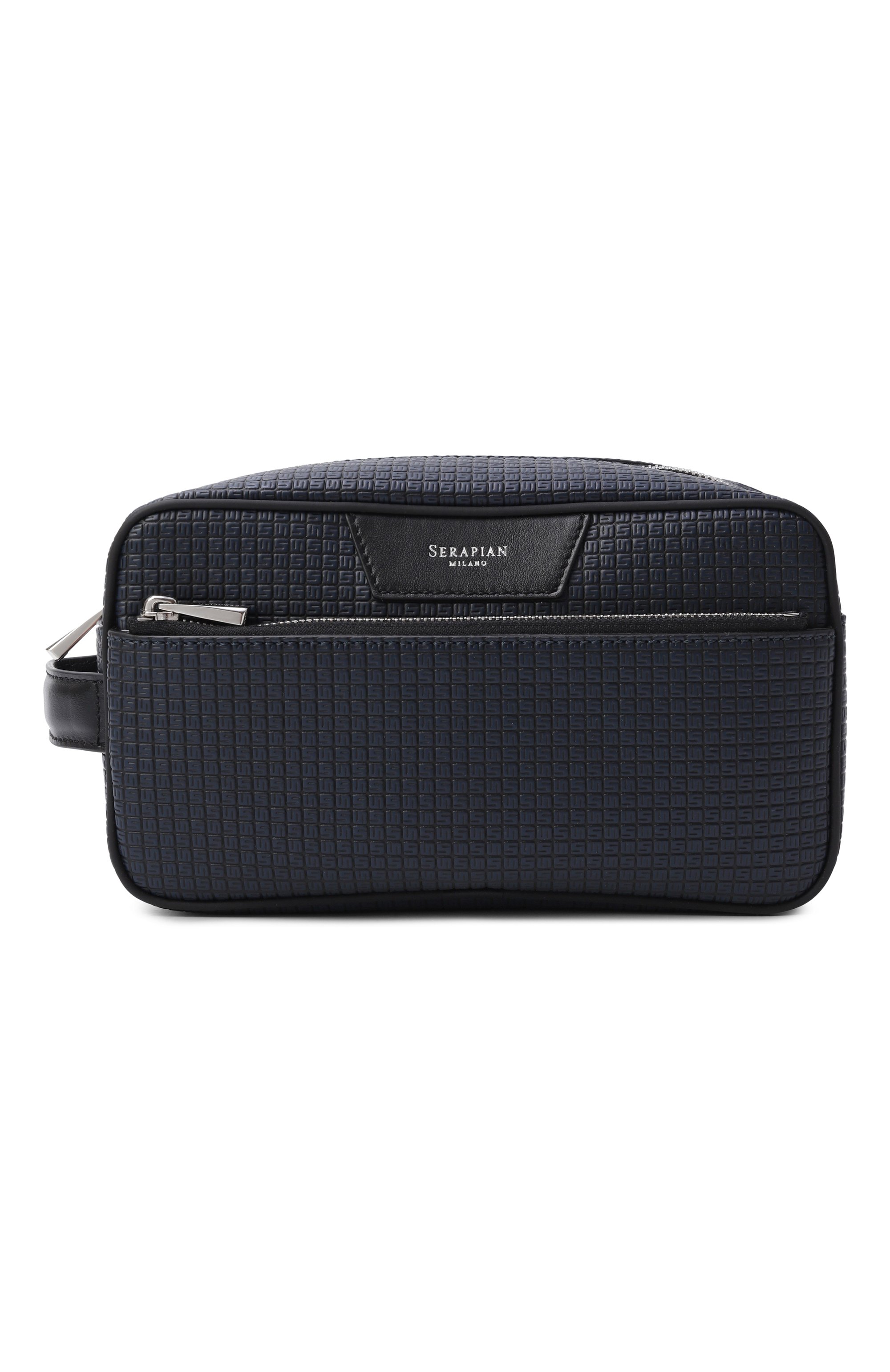 Несессер SERAPIAN MILANO темно-синего цвета по цене 79950 руб., арт. SRSTSMML546424B, фото 1 Несессер SERAPIAN MILANO, арт. SRSTSMML546424B, фото 1