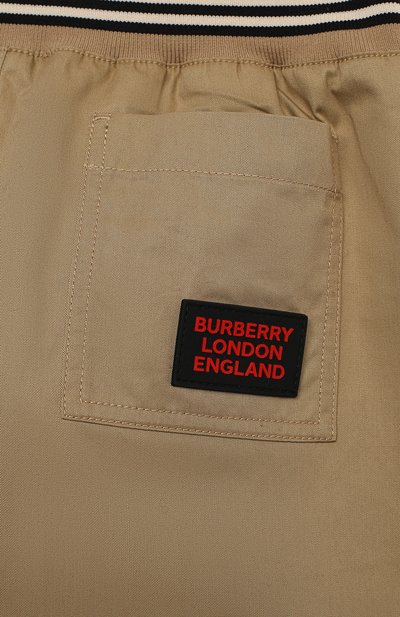 Хлопковые брюки BURBERRY, арт. 8030128, фото 3