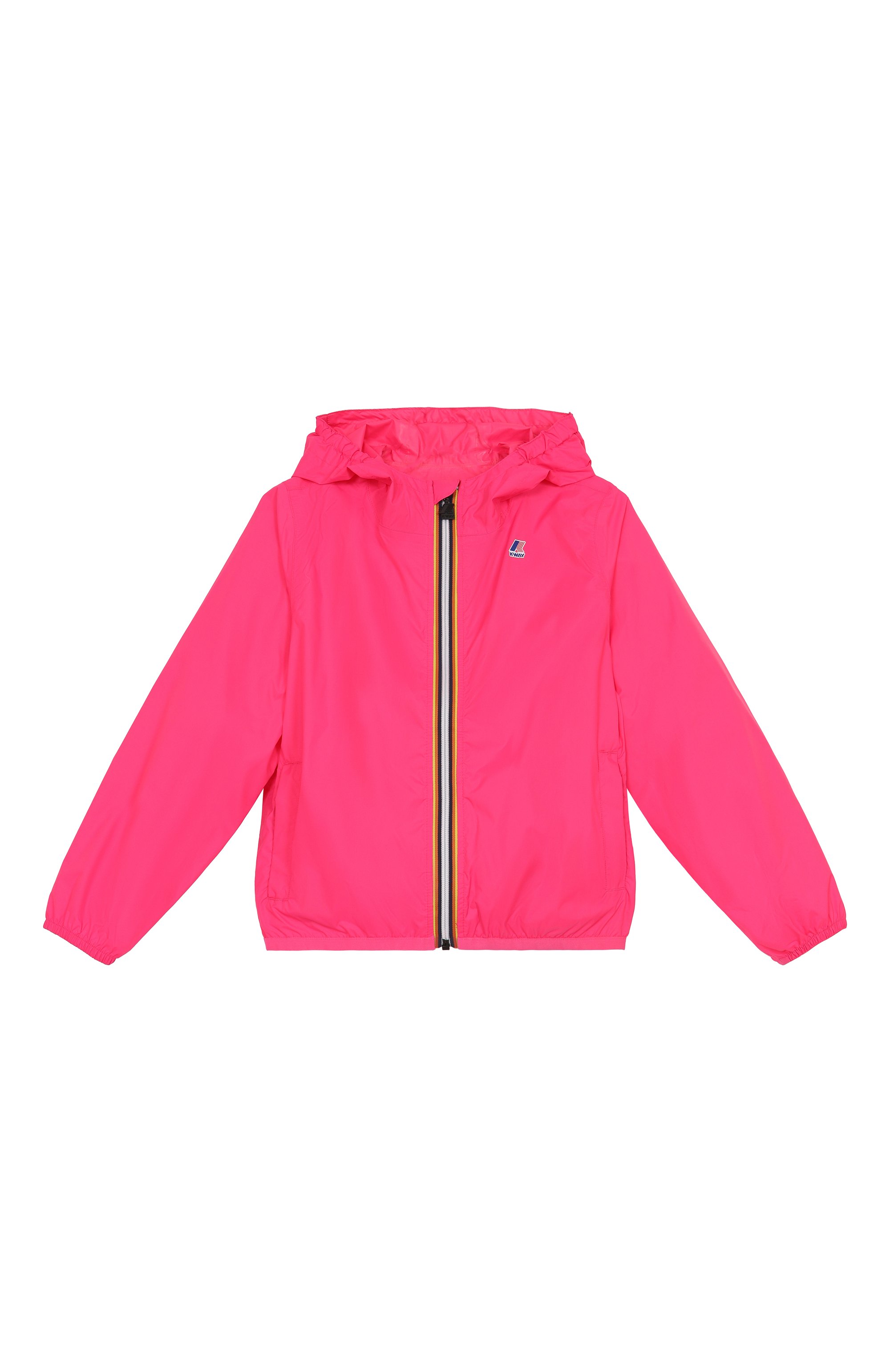Ветровка K-WAY фуксия цвета по цене 11550 руб., арт. K61336W/10A-14A, фото 1 Ветровка K-WAY, арт. K61336W/10A-14A, фото 1
