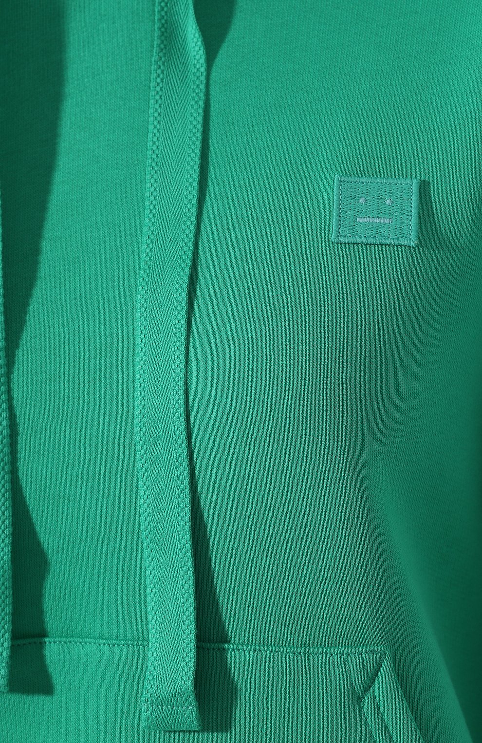 Хлопковое худи ACNE STUDIOS зеленого цвета по цене 39950 руб., арт. 2HK173/W, фото 5 Хлопковое худи ACNE STUDIOS, арт. 2HK173/W, фото 5