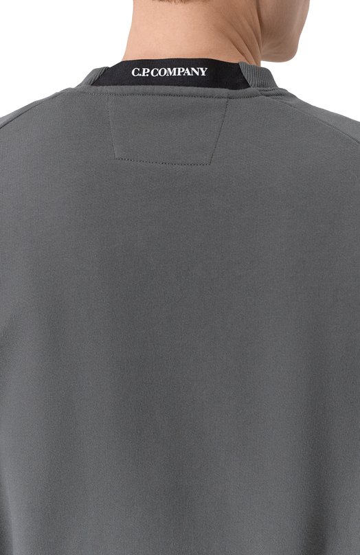 Хлопковый свитшот C.P. Company 20CMSS713A/005086W Серый  20CMSS713A/005086W Фото 5