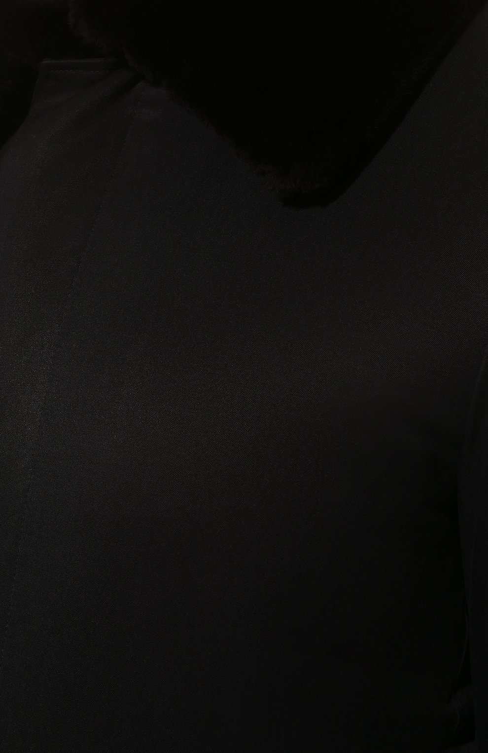 Шелковый плащ с воротником из бобра ZILLI, арт. MAQ-TIMBU-30284/0002, фото 5