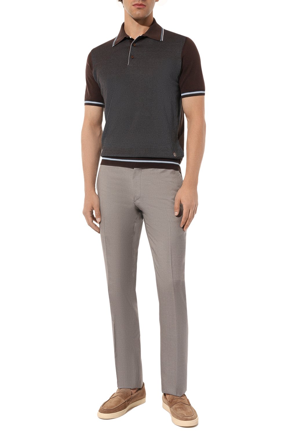 Поло из шелка и хлопка STEFANO RICCI, арт. K818044P13/F23172, фото 2