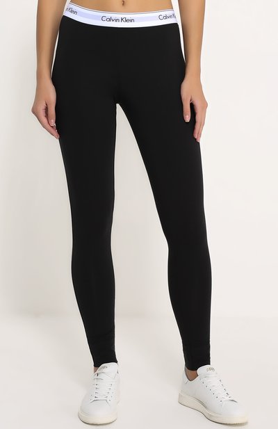 Спортивные легинсы с контрастной отделкой и логотипом бренда CALVIN KLEIN, арт. 0000D1632E, фото 3