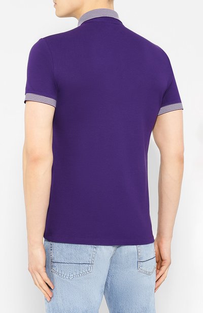 Хлопковое поло EMPORIO ARMANI, арт. 3H1F84/1J46Z, фото 4