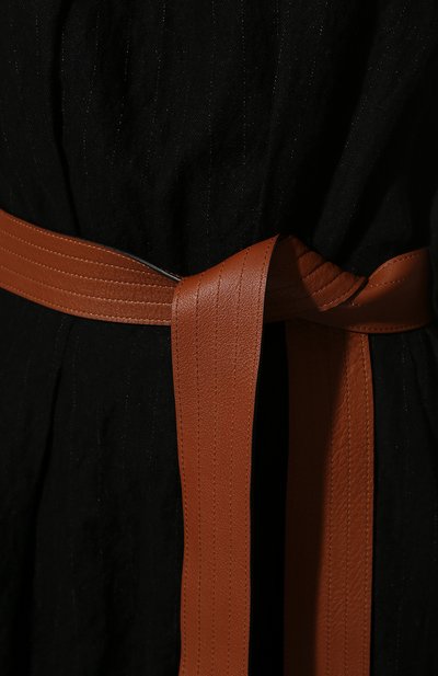 Платье из шерсти и хлопка LOEWE черного цвета по цене 143500 руб., арт. S359335XEX, фото 5 Платье из шерсти и хлопка LOEWE, арт. S359335XEX, фото 5