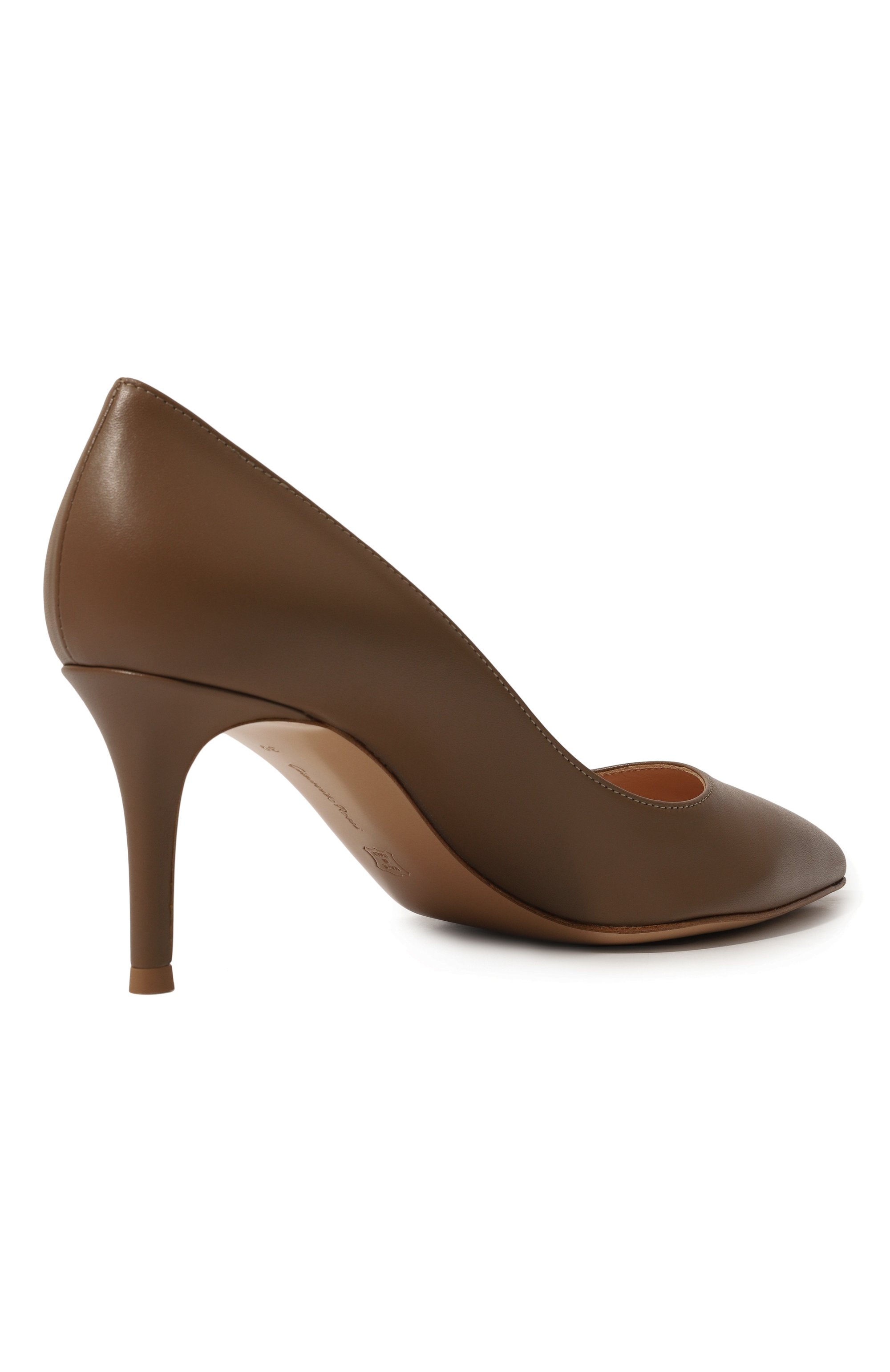 Кожаные туфли gianvito 70 GIANVITO ROSSI, арт. G26770.70RIC.VITCAML, фото 5