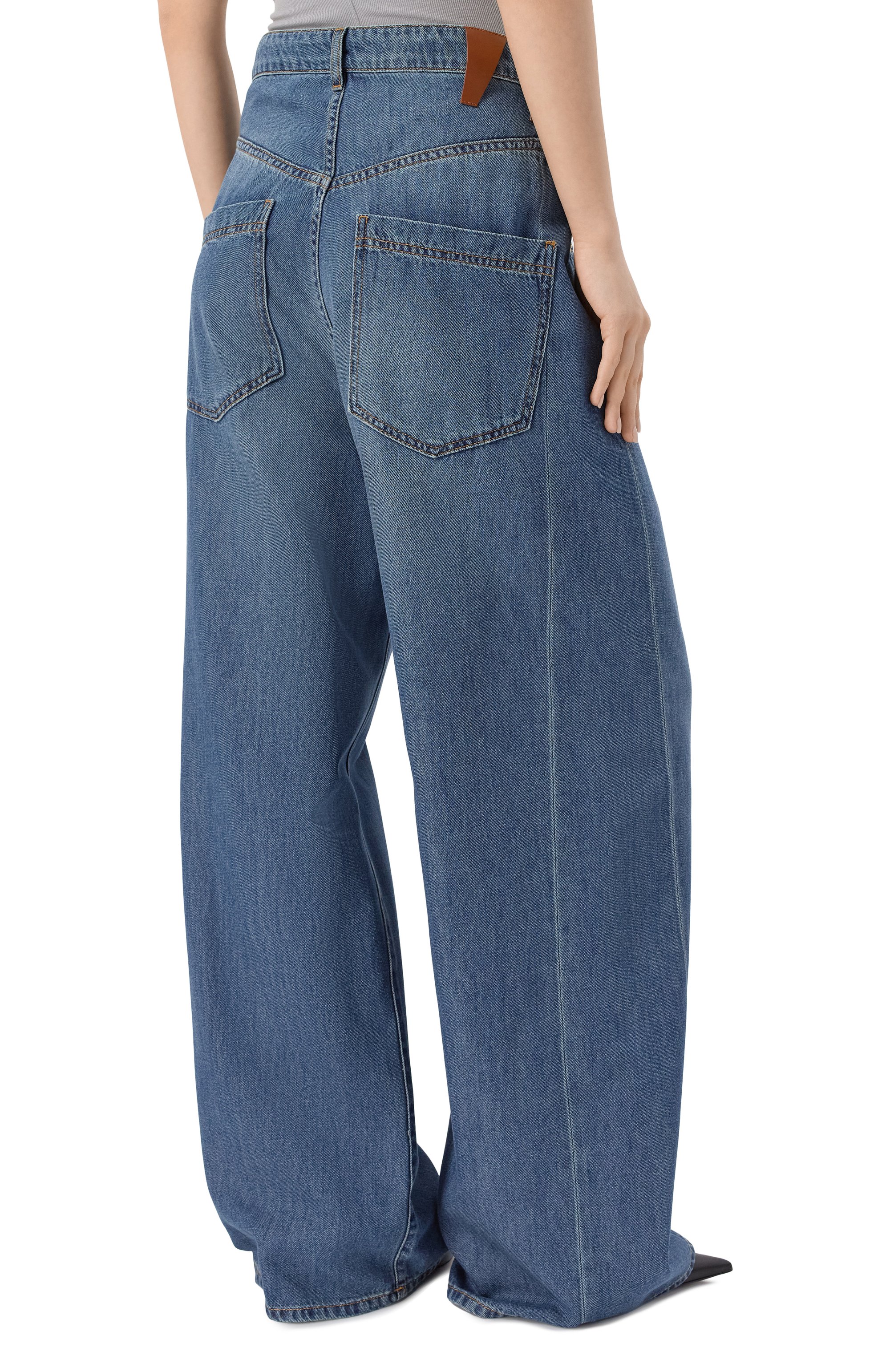 Джинсы ines DARKPARK, арт. WTR19 TBL01W075/INES-F0LD 0VER TENCEL DENIM, фото 4