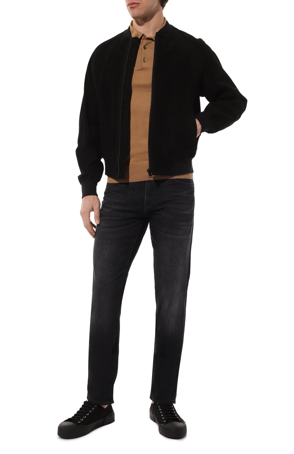 Замшевый бомбер BOSS, арт. 50485069, фото 2