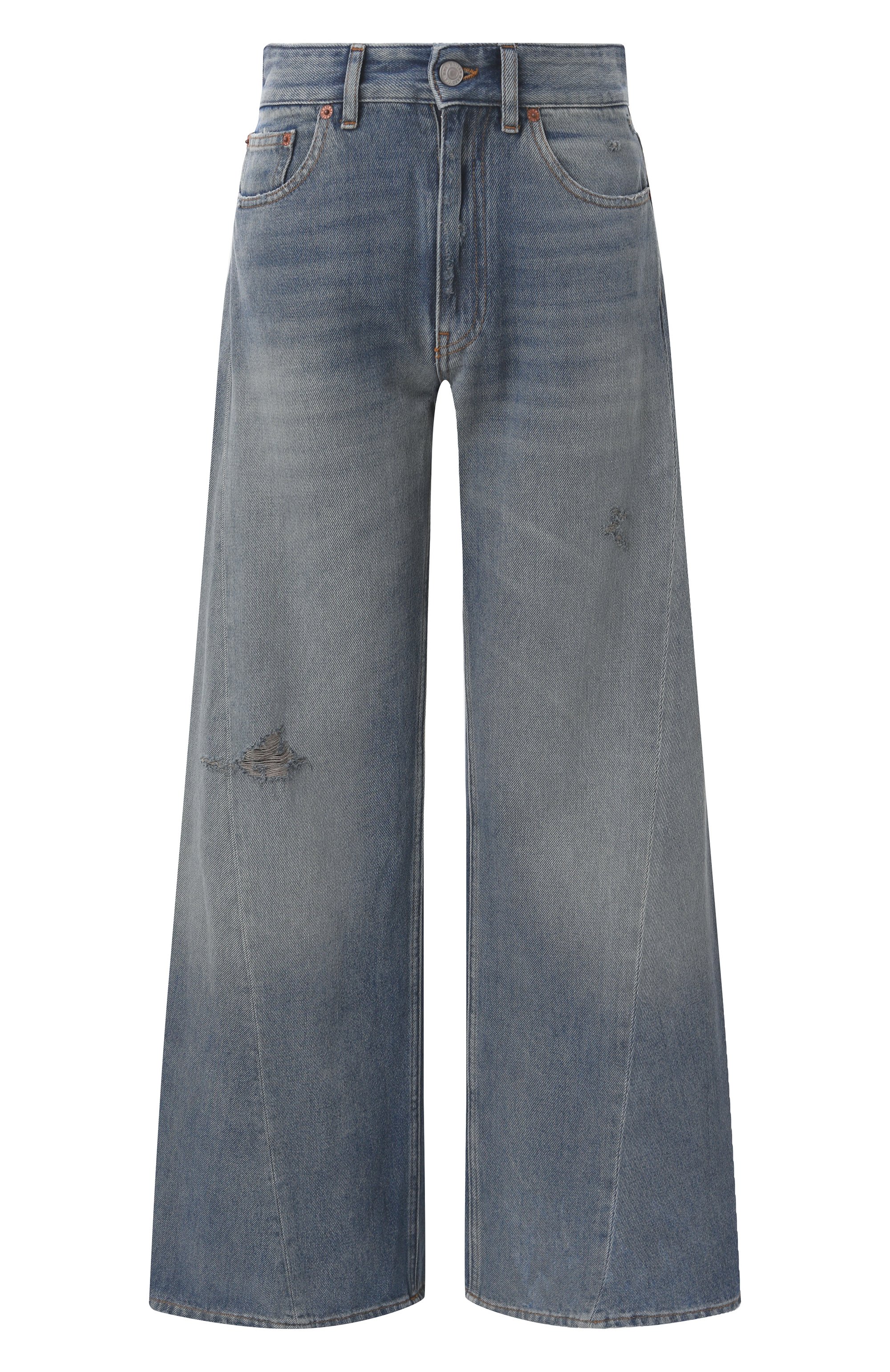 Джинсы MM6 синего цвета по цене 61550 руб., арт. S52LA0238/M30017, фото 1 Джинсы MM6, арт. S52LA0238/M30017, фото 1