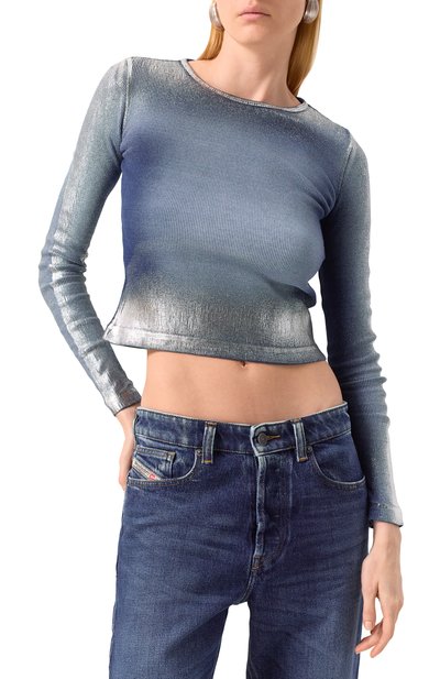 Хлопковый лонгслив DIESEL, арт. A16773/0NJBH, фото 3